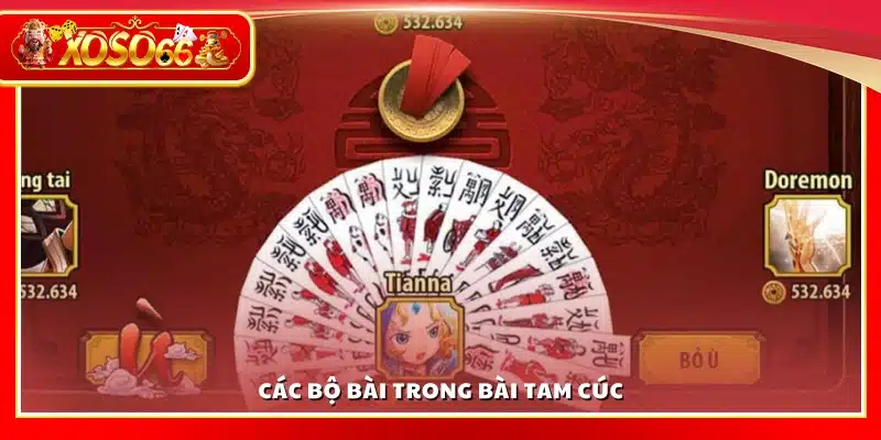 Các bộ bài trong Tam Cúc