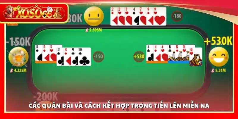 Các quân bài và chiến thuật kết hợp trong trò chơi 